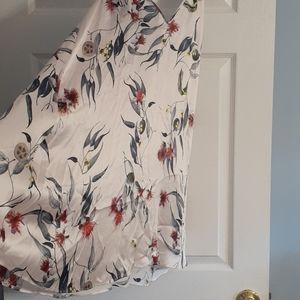 Silky flower shirt